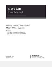 NETGEAR Orbi RBE972S User Manual