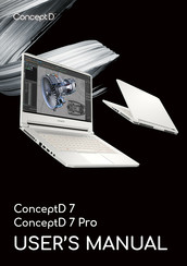 Acer ConceptD 7 Pro User Manual