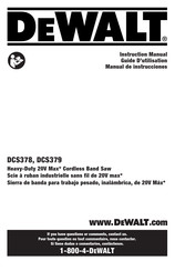 DeWalt DCS378 Instruction Manual