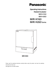 Panasonic MIR-H163 Series Operating Instructions Manual