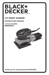 Black & Decker BDEQS300 Instruction Manual