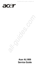 Acer AL1906 Service Manual