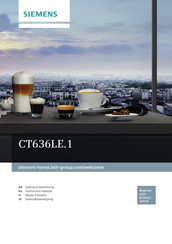 Siemens CT636LE 1 Series Instruction Manual