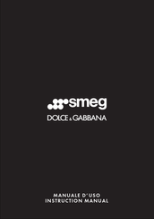 Smeg Dolce&Gabbana MFF01DGBUK Instruction Manual