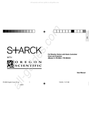 Oregon Scientific Philippe Starck PS-M02U User Manual