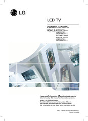 LG RZ-23LZ25 Series Owner's Manual