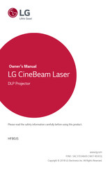 LG CineBeam Laser HF80JS Owner's Manual