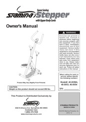 Stamina 40-0054 Owner's Manual