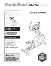 NordicTrack Elite 10.9 User Manual