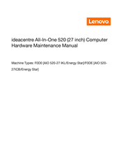 Lenovo ideacentre All-In-One 520 Hardware Maintenance Manual