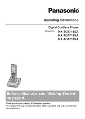 Panasonic KX-TG1712SA Operating Instructions Manual