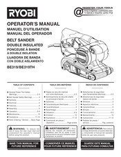 Ryobi BE319TH Operator's Manual