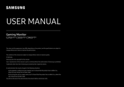 Samsung Odyssey G5 C27G5 T Series User Manual