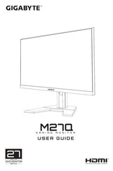 Gigabyte M27Q User Manual