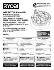 Ryobi ONE+ PCL465 Operator's Manual