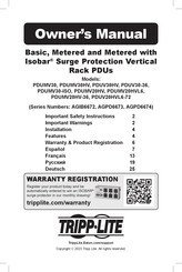 Tripp Lite PDUMV30 Owner's Manual