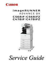 Canon imageRUNNER ADVANCE DX C478iF Service Manual