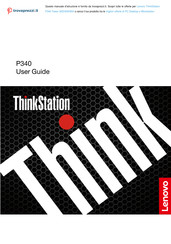 Lenovo ThinkStation P340 User Manual