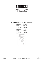 Zanussi Electrolux ZWF 1220W Instruction Booklet