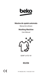 Beko B3WF U 4721 W User Manual