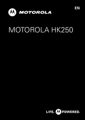 Motorola HK250 Manual