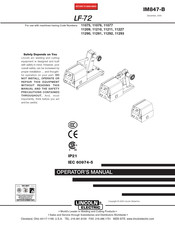 Lincoln Electric 11293 Operator's Manual