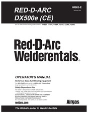 Lincoln Electric Airgas RED-D-ARC DX500e CE Operator's Manual