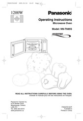 Panasonic Inverter NN-T685S Operating Instructions Manual
