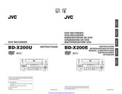 Jvc BD-X200U Instructions Manual
