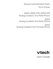 VTech A2211 User Manual