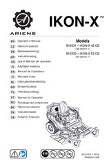 Ariens IKON-X 52 CE Operator's Manual