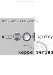 Infinity kappa Series Manual