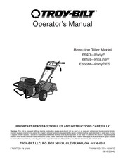 Troy-Bilt ProLine Operator's Manual