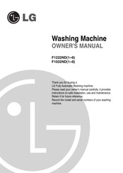 LG F1222ND1 Owner's Manual