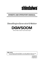 Shindaiwa DGW500M Owner's And Operator's Manual