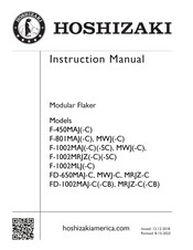 Hoshizaki F-1002MRJZ-SC Instruction Manual