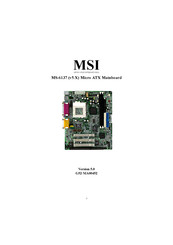 MSI MS-6137 v5.X Manual