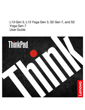 Lenovo ThinkPad L13 Yoga Gen 3 LTE User Manual