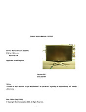 Acer G225HQ Service Manual