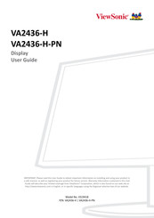 ViewSonic VA2436-H-PN User Manual