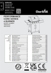Char-Broil PERFORMANCE CORE 468162422 Operating Instructions Manual