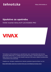 Vivax ACP-12CH35AEEI PRO User Manual