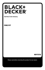 Black & Decker BD17212 Instruction Manual