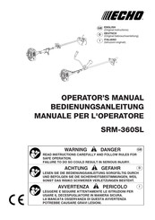 Echo SRM-360SL Operator's Manual