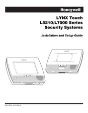 Honeywell LYNX Touch L7000 Series Installation And Setup Manual