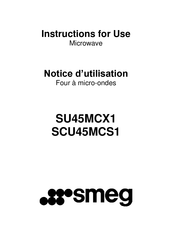 Smeg SU45MCX1 Instructions For Use Manual