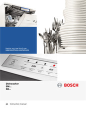 Bosch SMV88TXO1A Instruction Manual