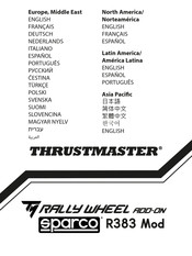 Thrustmaster TM Rally Wheel Add-on Sparco R383 Mod Manual
