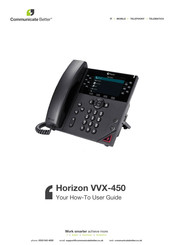 Polycom Horizon VVX-450 User Manual