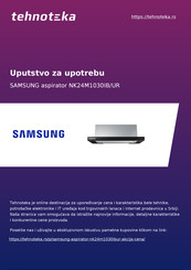 Samsung NK36M1030IS/UR Installation Instruction Manual